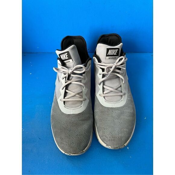 Nike Mens Air Max Infuriate III AJ5898-004 Gray Basketball Shoes Sneakers Sz 14 - Picture 4 of 6